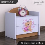 Nočna omarica Happy babies Zaljubljeni medo 07 SZN1